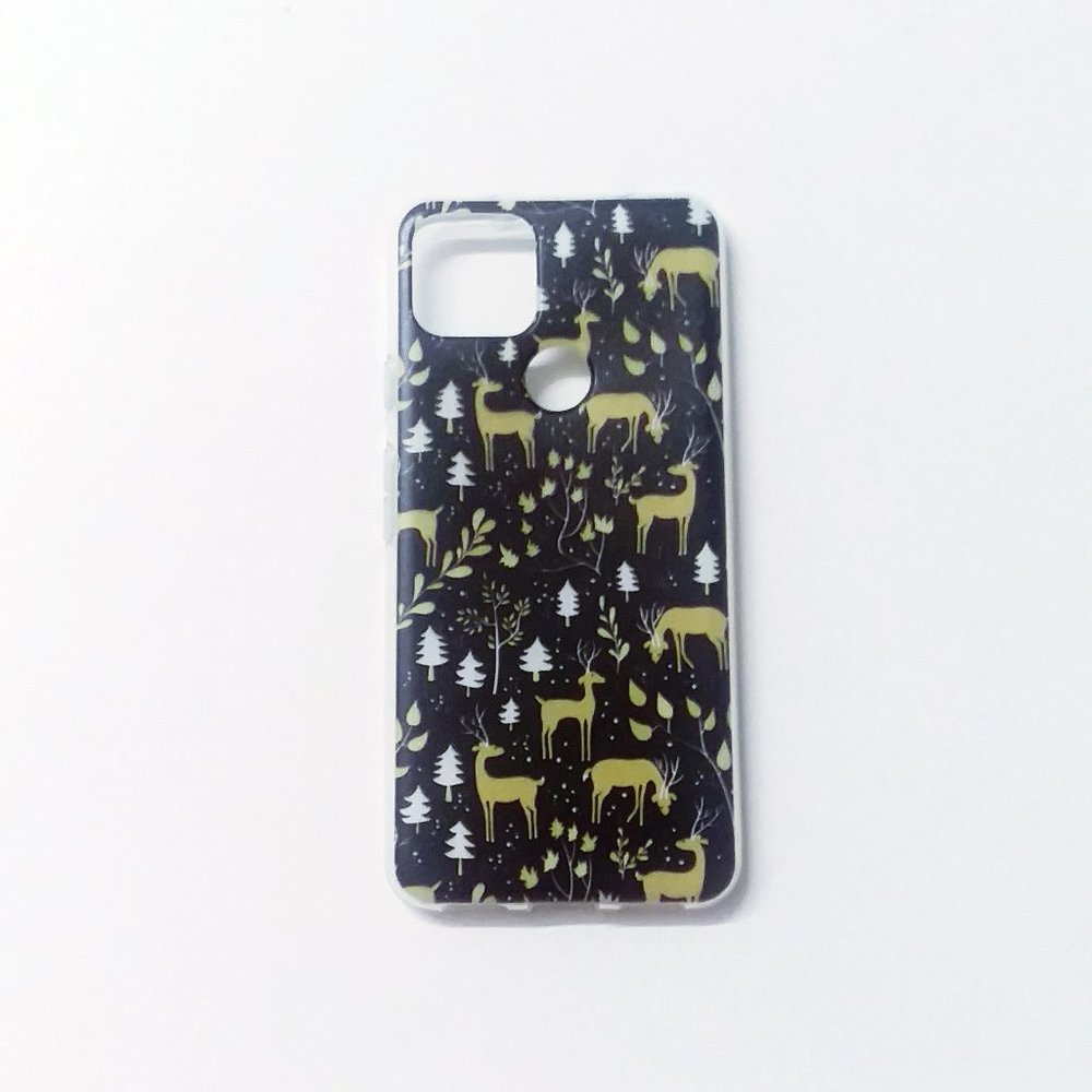 🦌 Google Pixel 5A Soft-Shell Back Cover Phone Case (Deer)